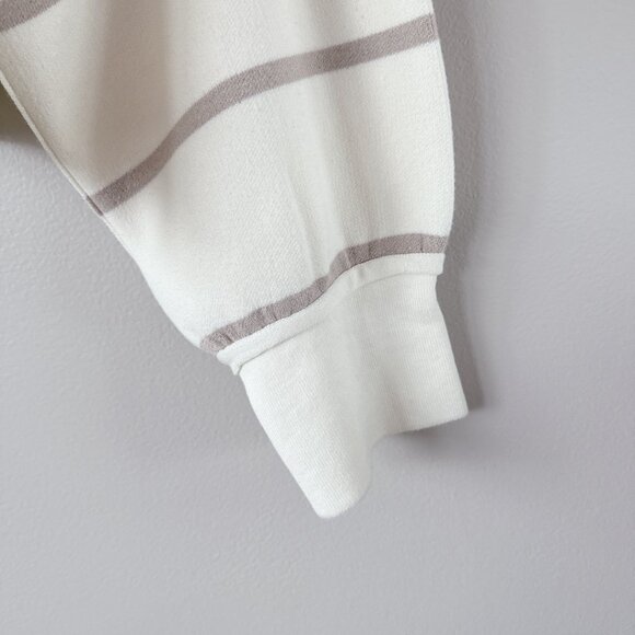 Free People Paulie Stripe Turtleneck Sweater New with tags! Oversized sweater XL - Picture 7 of 14